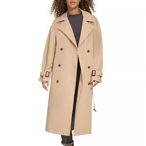 Women's Classic Relaxed Fit Belted Trench Coat